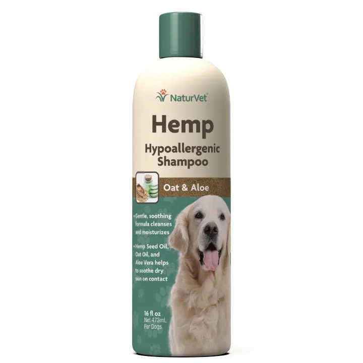 Naturvet Hemp Hypoallergenic Shampoo SALE