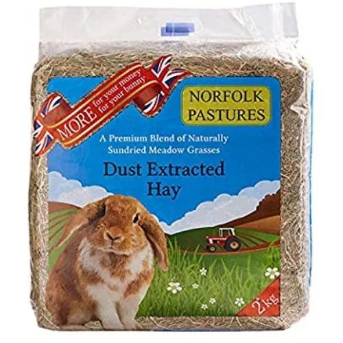 Norfolk Pastures Dust Extracted Hay 2kg