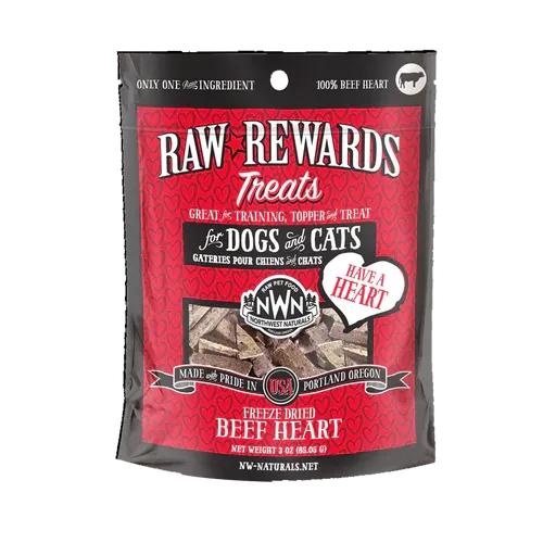 Northwest Naturals - Treats - Beef Hearts 3oz