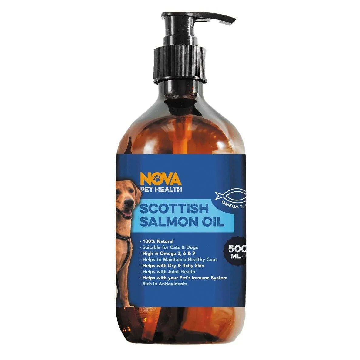 Nova Pet Health Scottish Salmon Oil 500ml