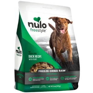 Nulo Freestyle Grain-Free Duck with Pears Recipe Freeze-Dried Dog Food