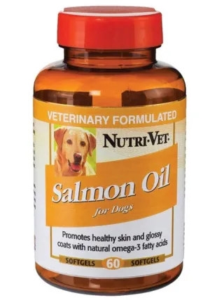 Nutri-Vet Salmon Oil Softgels 60 Ct