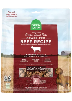 Open Farm Grass-Fed Beef, Freeze-Dried Raw Dog Food