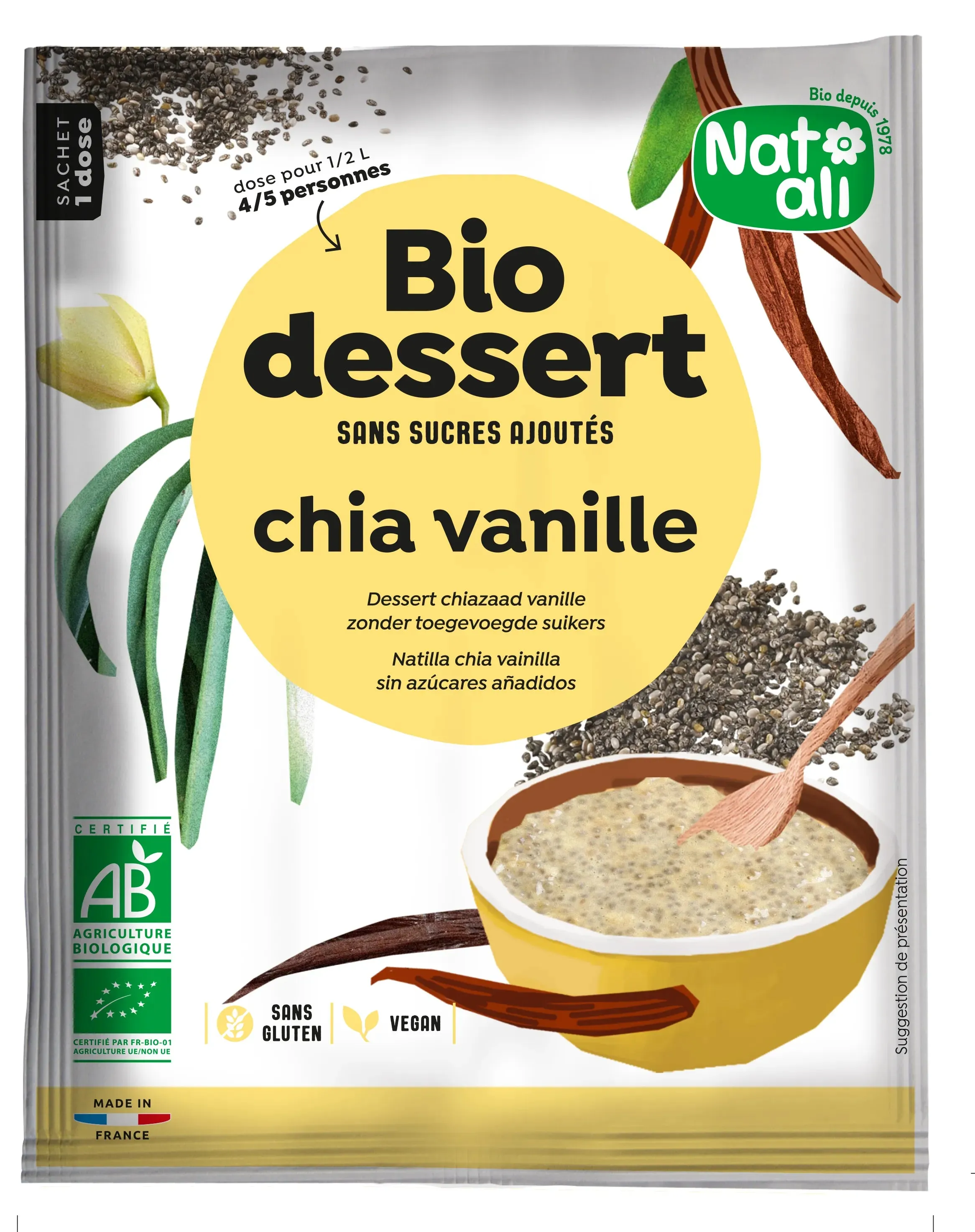 Organic Chia Dessert