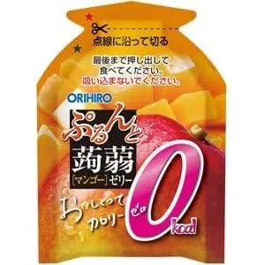 Orihiro 0 Calorie Bite Sized Fruit Konjac Jelly Assortment 432g