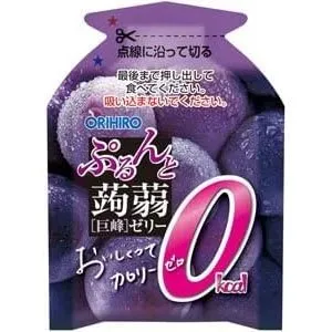 Orihiro 0 Calorie Bite Sized Fruit Konjac Jelly Assortment 432g