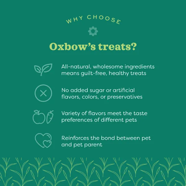 Oxbow Simple Rewards Baked Treats with Cranberry