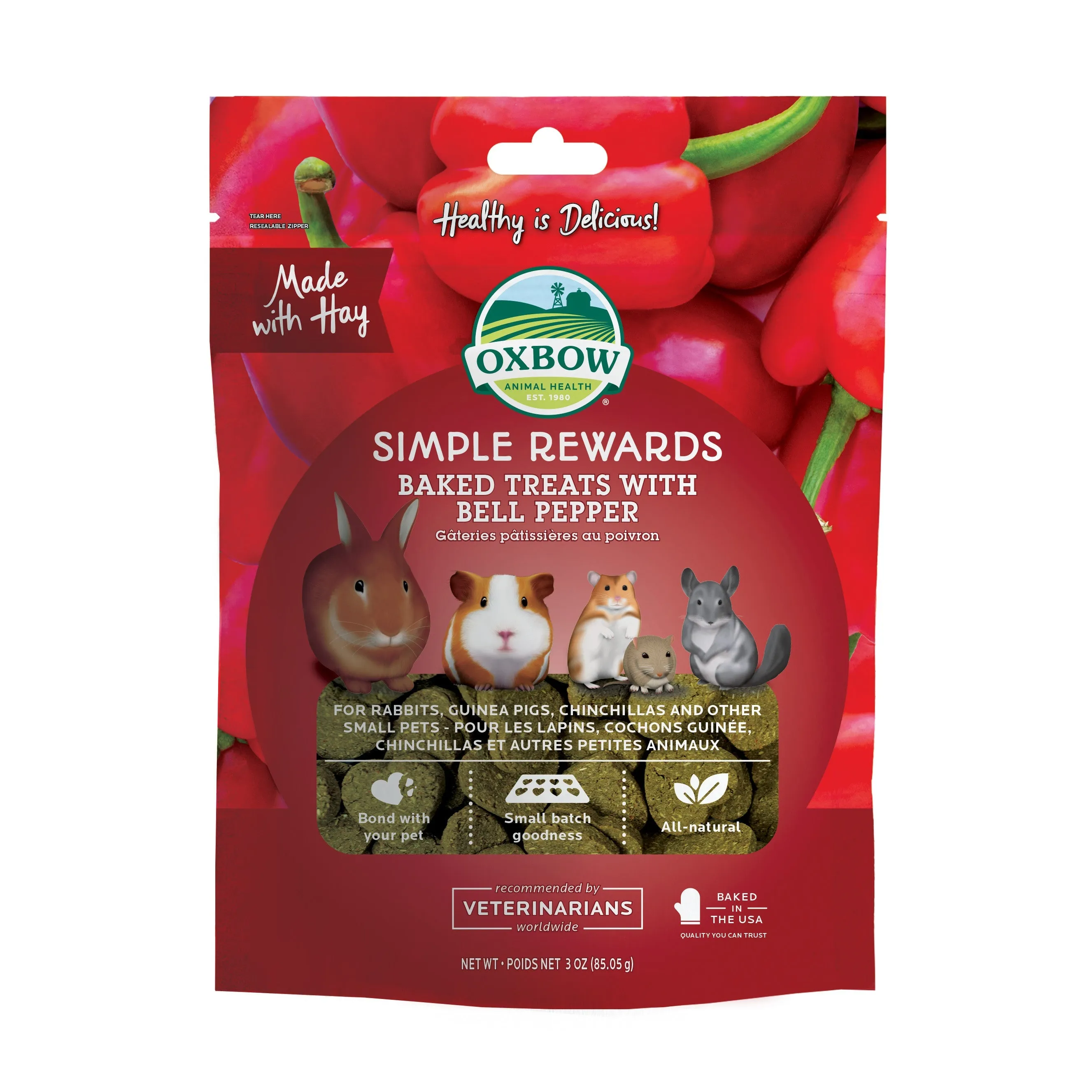 Oxbow Simple Rewards Bell Pepper Treat