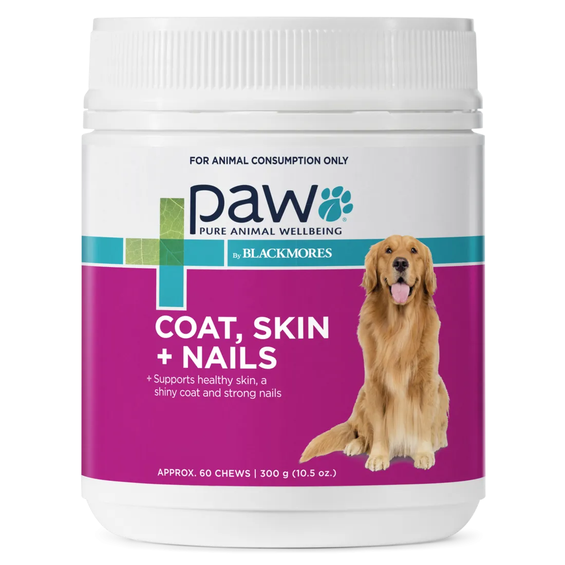 PAW By Blackmores Dog Supplement Coat Skin Nails Chews 300g