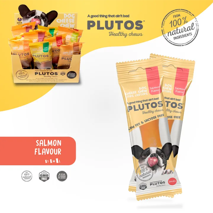 Plutos Bones Dog Chew- Salmon