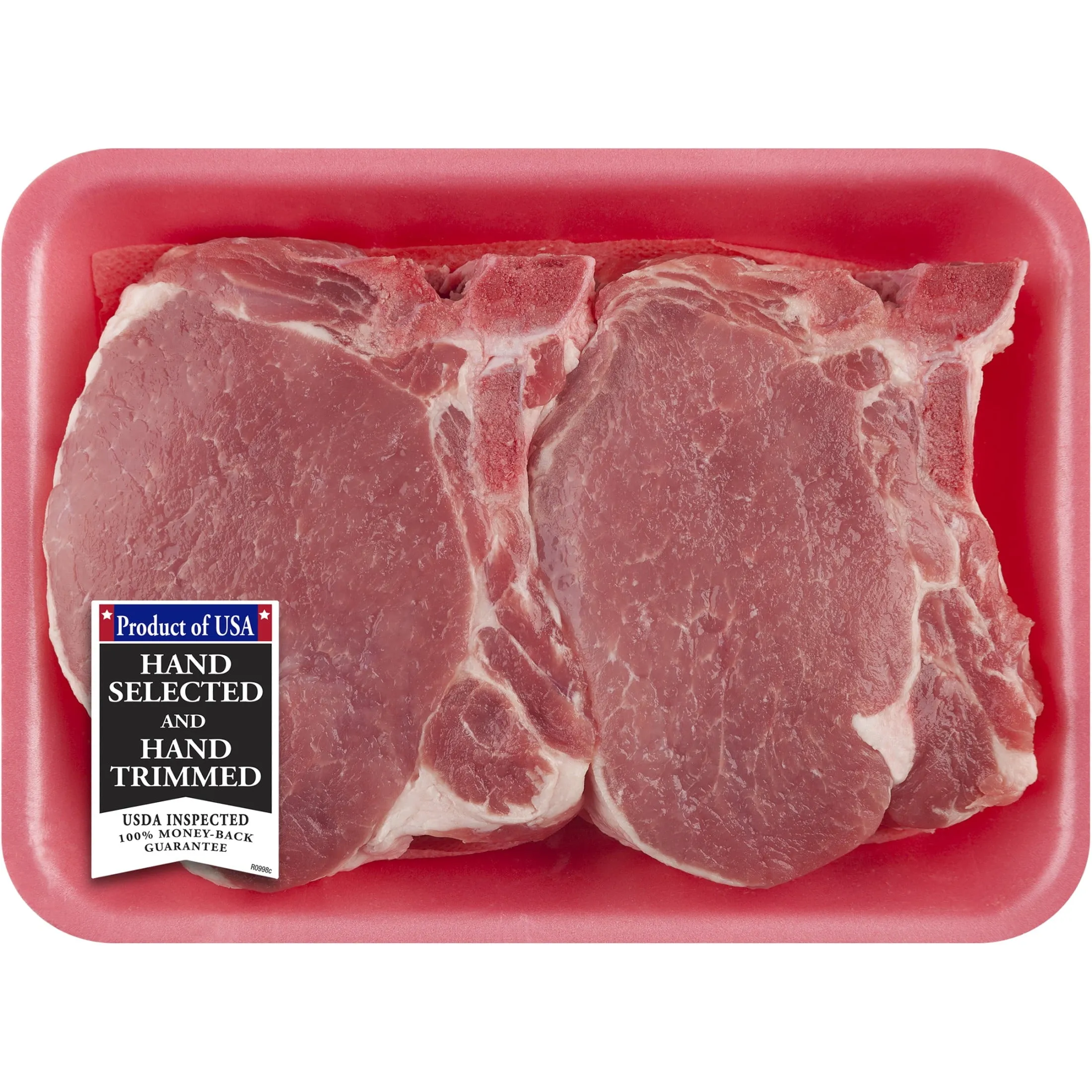 Pork Center Cut Loin Chops Thick Bone-In, 1.4 - 2.0 lb Tray