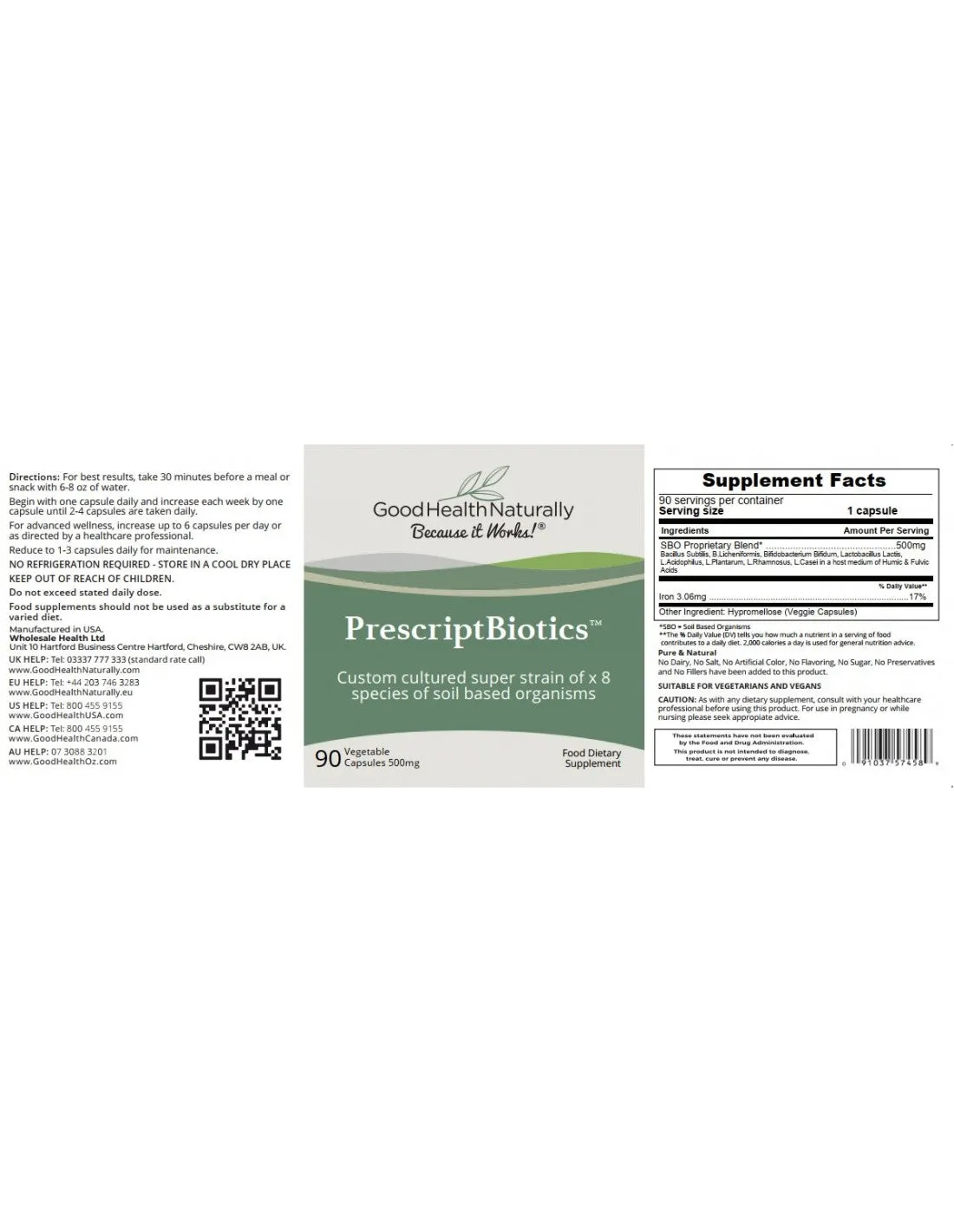 PrescriptBiotics 90 Capsules