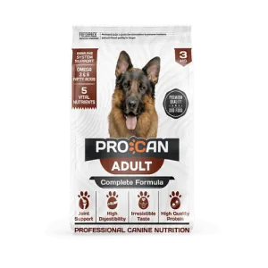 PROCAN Adult Dog Food - 3kg & 15kg - Best For Your Dogs