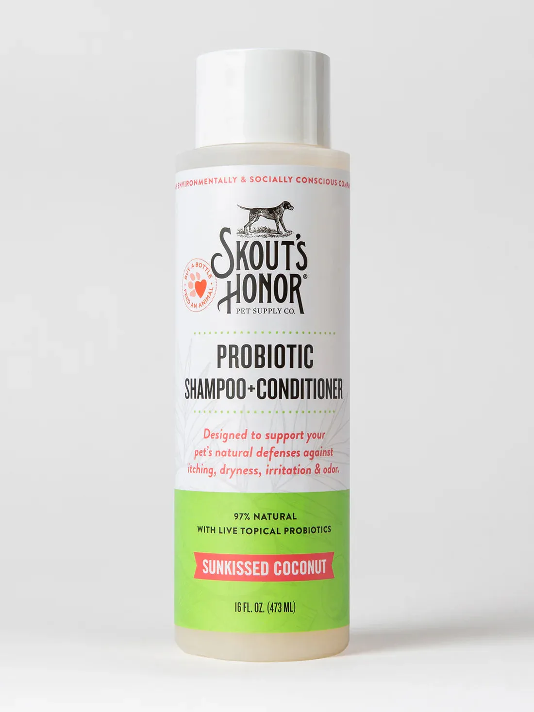 Skout's Honor Probiotic Shampoo   Conditioner 2-in-1 for Dogs & Cats