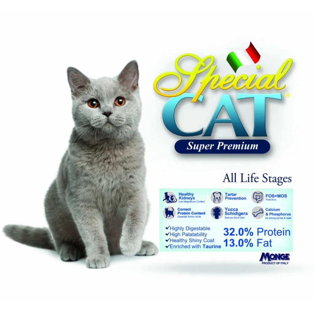 Special Cat Urinary Dry Food 1.5kg Original Packaging All Life Stages for Adult/Kitten