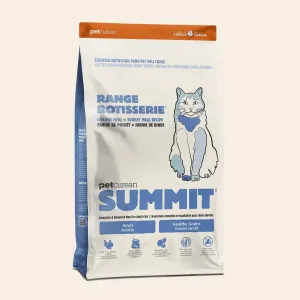 Summit Range Rotisserie Chicken Meal & Turkey Meal Recipe Adult Dry Cat Food