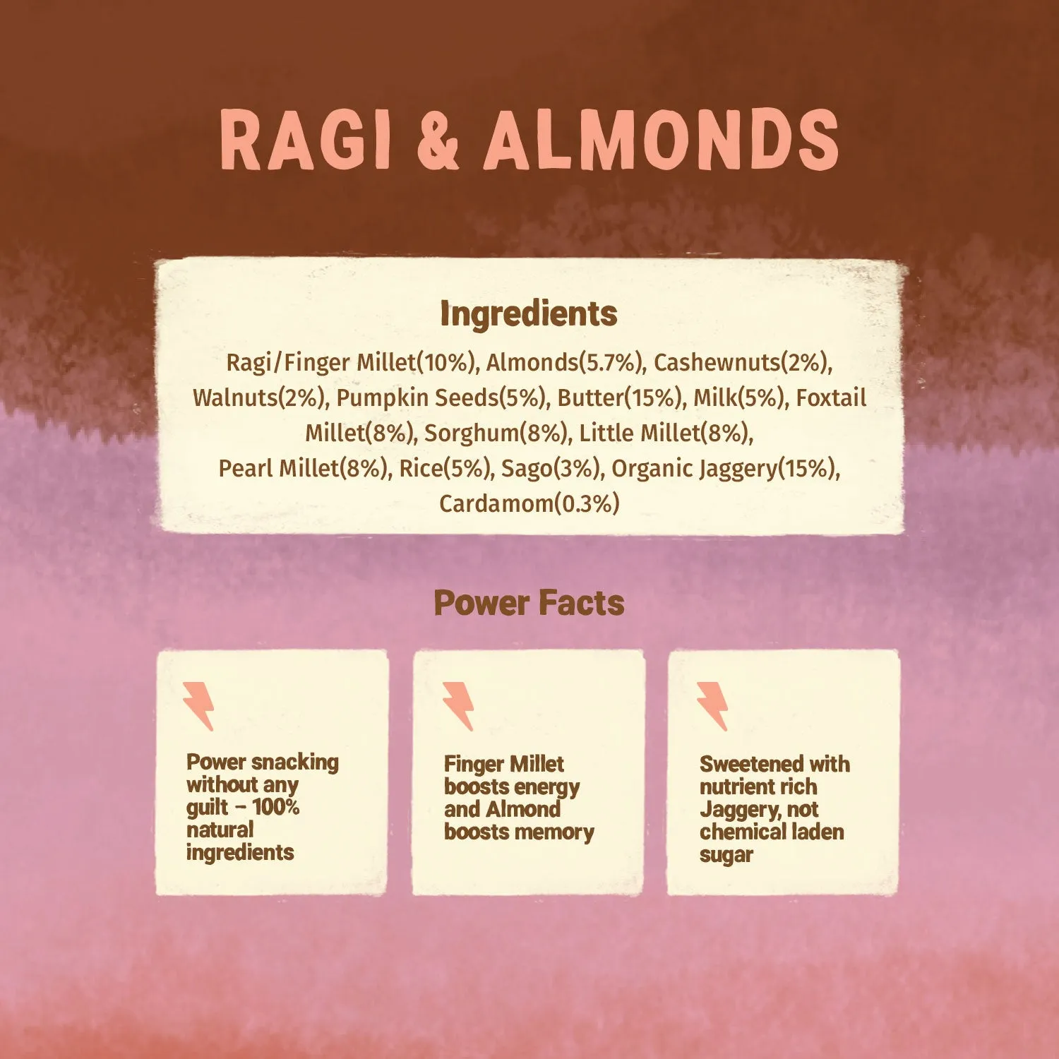 Tots & Mom | Ragi & Almonds | Choco bajra | Pack of 2 - 150g each