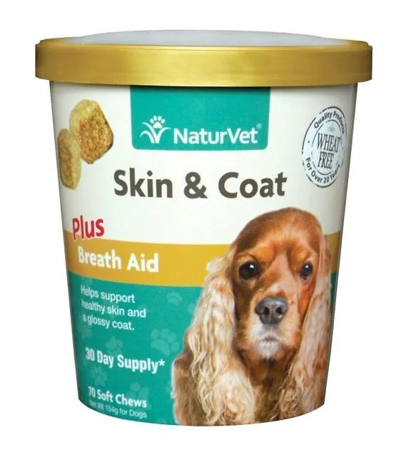 TRY & BUY: NaturVet Skin & Coat Plus Breath Aid Soft Chew Dog Supplement