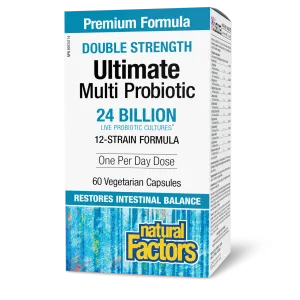 Ultimate Multi Probiotic Double Strength 24 Billion Live Probiotic Cultures