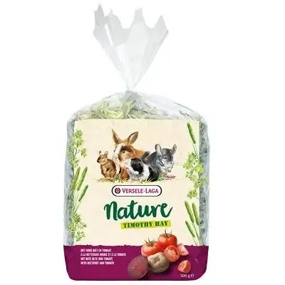 Versele-Laga Nature Timothy Hay Beetroot & Tomato - 4x 500g