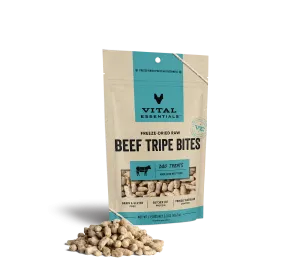 Vital Essentials Freeze-Dried Raw Beef Tripe Bites 2.3-oz, Dog Treat