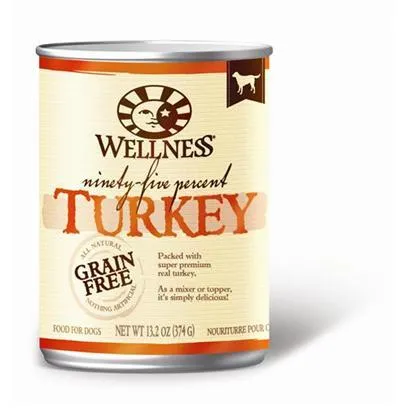 Wellness Natural Grain Free Adult 95% Turkey Wet Dog Food