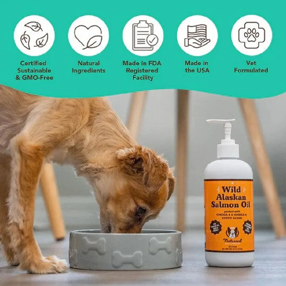 Wild Alaskan Salmon Oil Food Supplement for Dogs