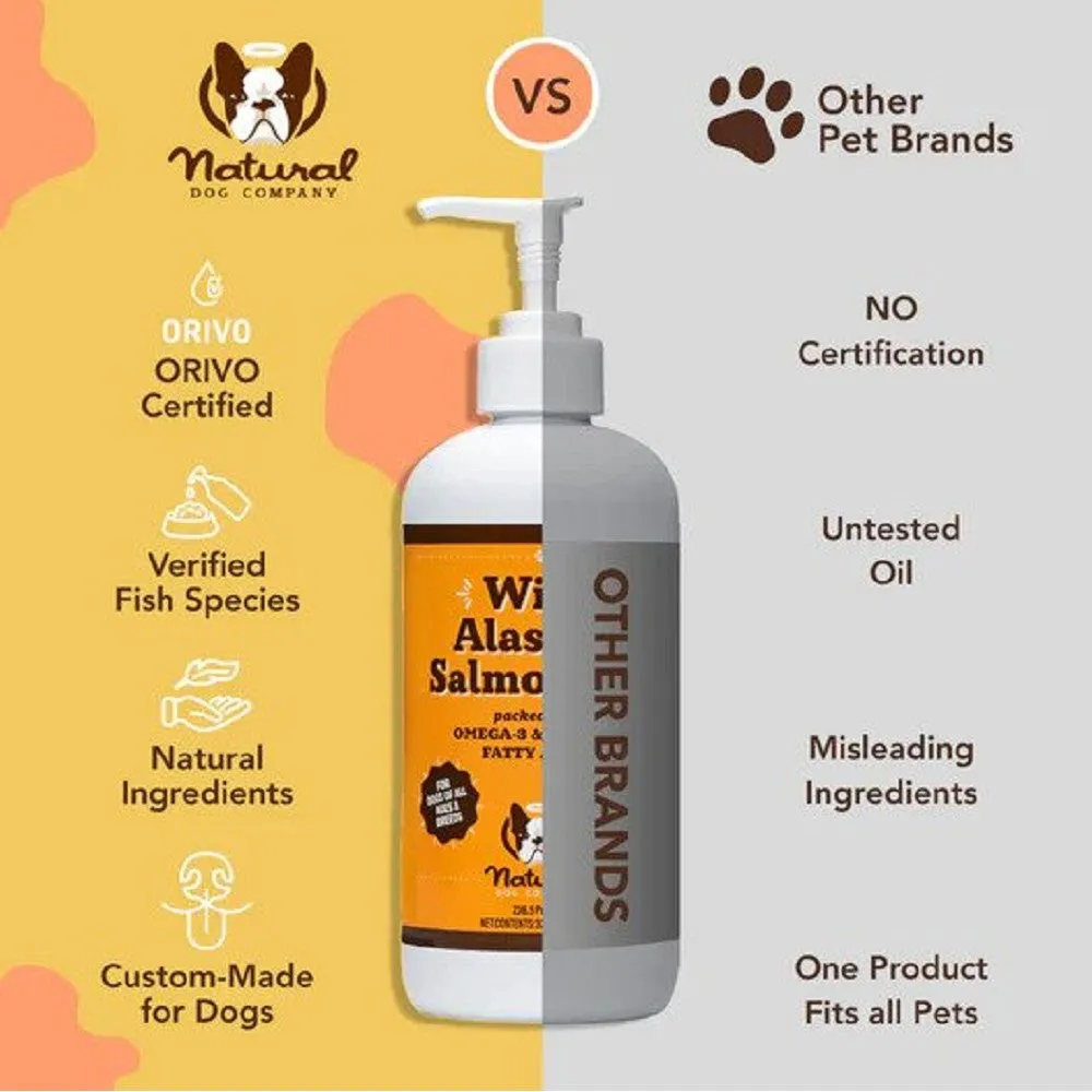 Wild Alaskan Salmon Oil Food Supplement for Dogs