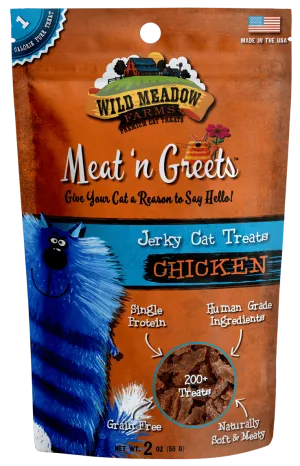 Wild Meadow Farms Chicken Meat'N Greets Treats for Cats