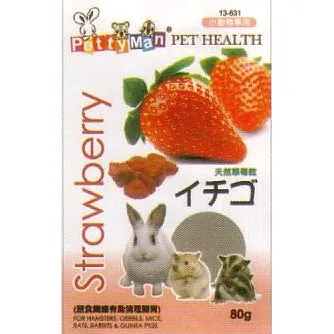 WP Pettyman Small Animal Treats - Strawberry 80g