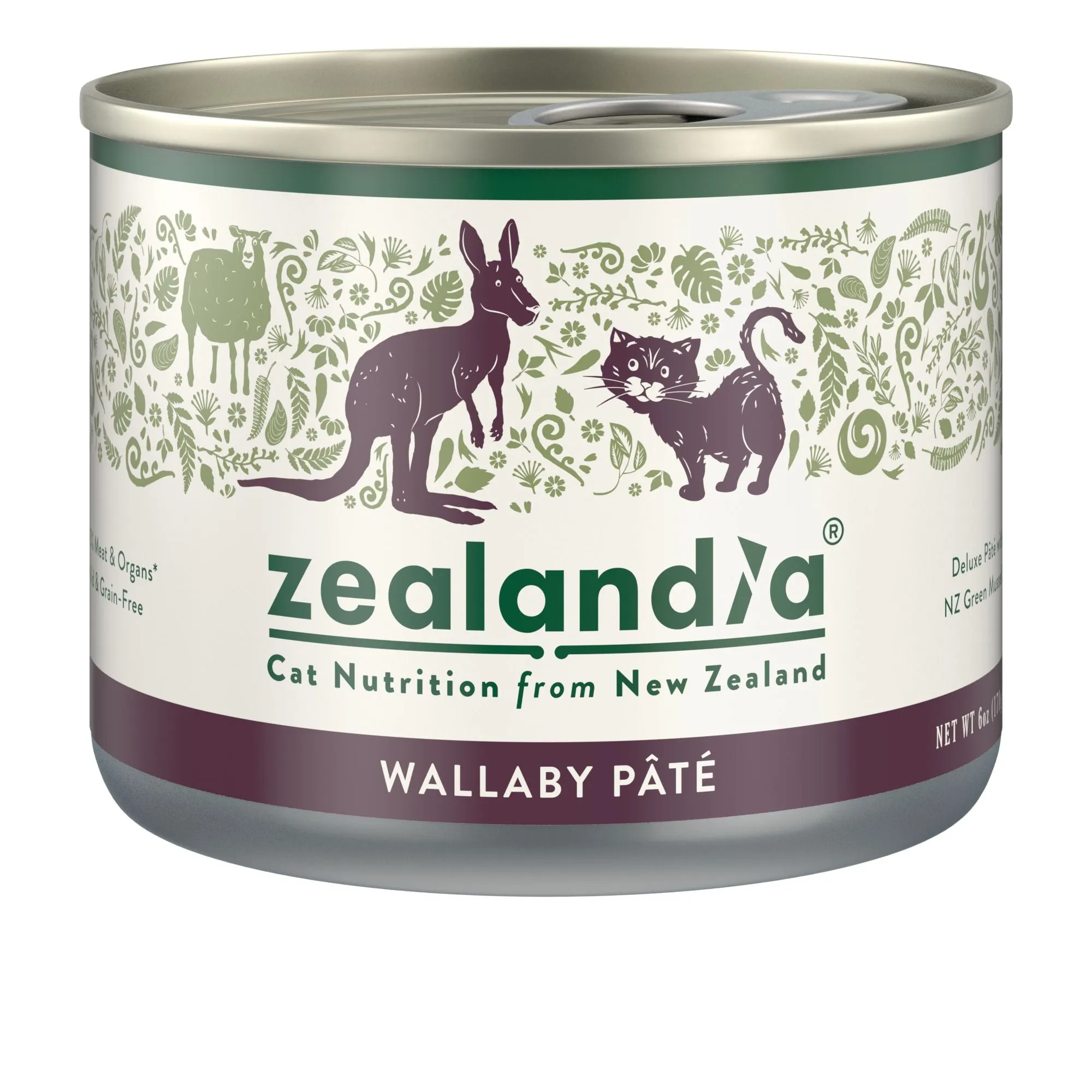 Zealandia Wallaby Pate Adult Cat Wet Food 170g x24^^^