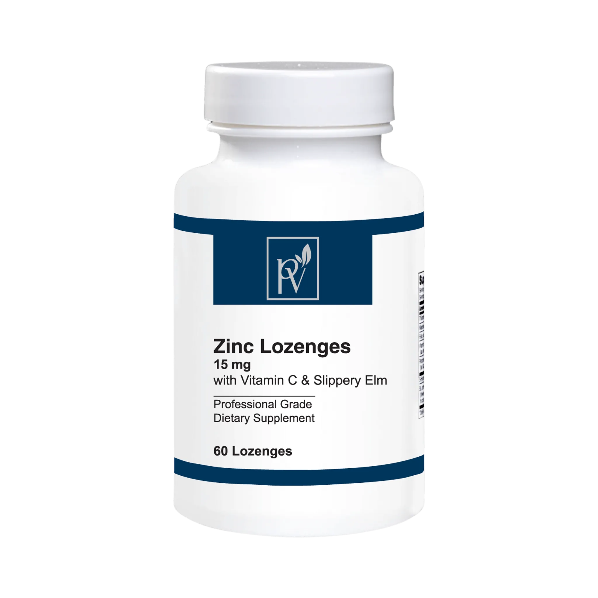 Zinc lozenges 15mg with Vitamin C and Slippery Elm